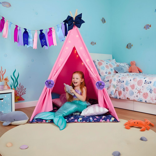 Mermaid teepee tent gift set - mermaid,