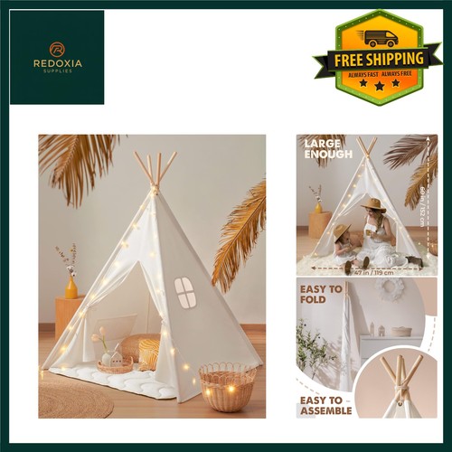 Foldable kids teepee tent - foldable,