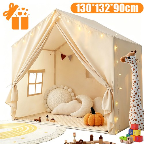 Kids play tent with - play, fairy